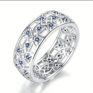 Princess Full Zircon Stylish Biever Ring.